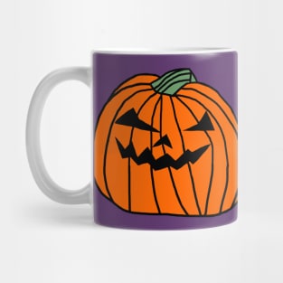 Big Halloween Horror Pumpkin Twice Mug